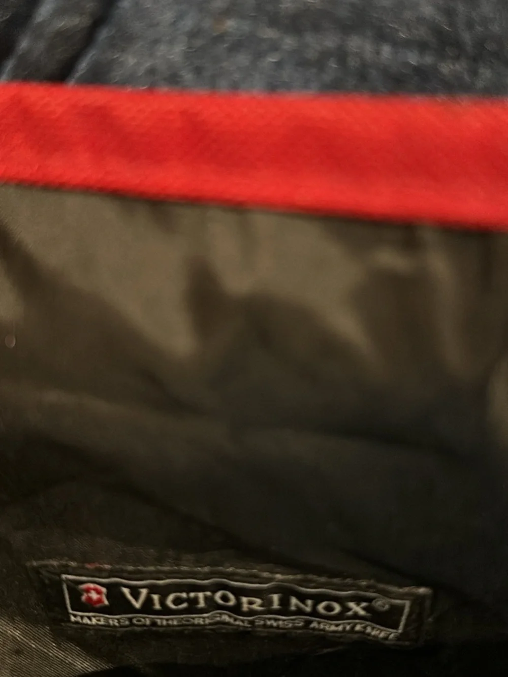 Classic Red Canvas Tote Bag for Men